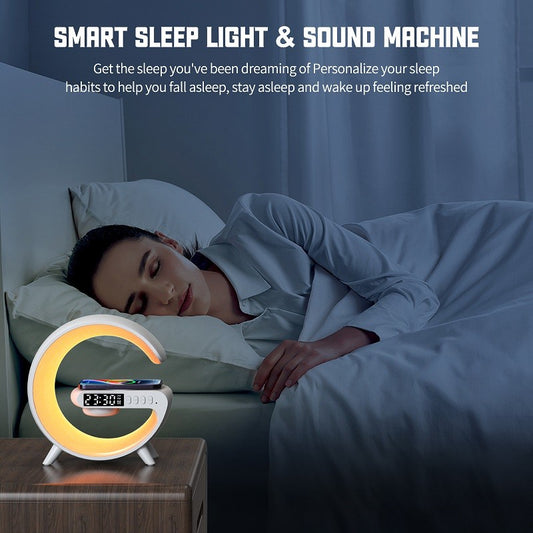 G63 Bluetooth Speaker Atmosphere Light Wireless Charger